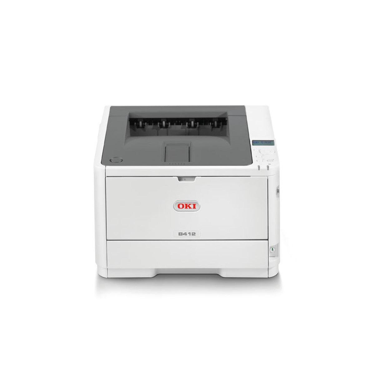 OKI B412dn A4 Mono LED Laser Printer-PCR Business Solutions Ltd